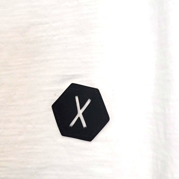 Polo Mano White Stripe Pleat Long Sleeve Shirt Size Large - Picture 3 of 11